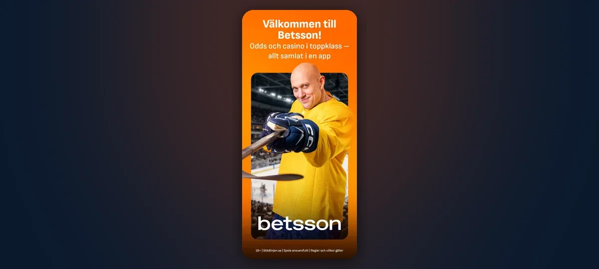 Betsson app — blocked while a Spelpaus exclusion is active